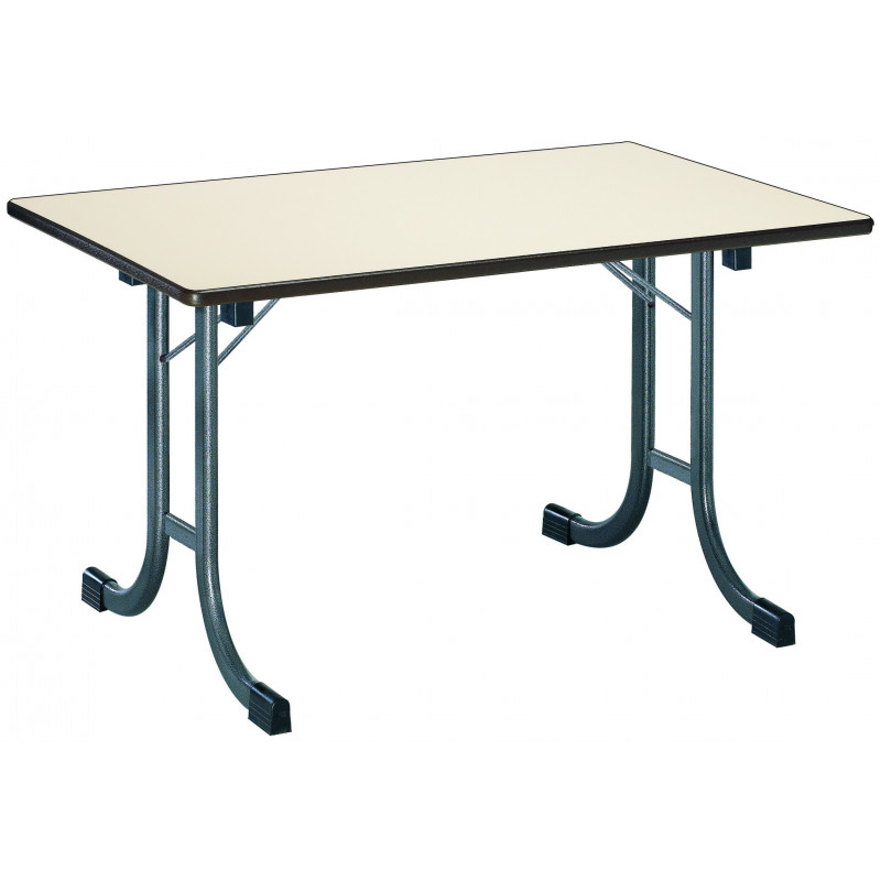 10 tables pliantes Hestia 160 x 80 cm + 1 chariot offert