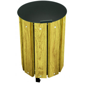 Lot de 3 corbeilles bois...