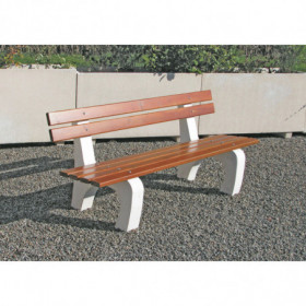 Banc extérieur bois et...