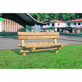 Banc urbain tout bois Assamela