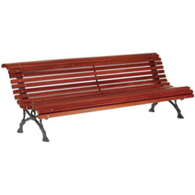 Banc simple Bois exotique