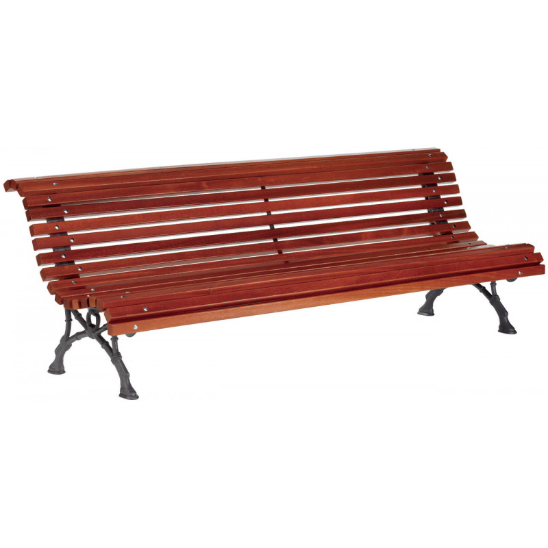 Banc simple Bois exotique