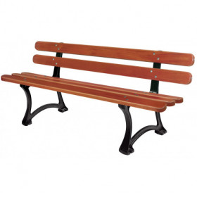 Banc urbain en bois...