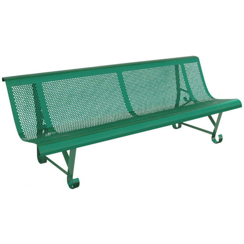 Banc 2 pieds RAL 6005