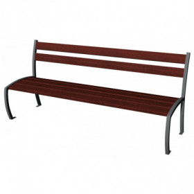 Banc acier et bois Coco