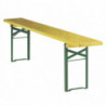 Table festive et banc pliants amenagement intérieur