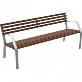 Banc urbain en bois...