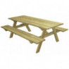 Table pique nique bois Garance aménagement extérieur