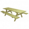 Table pique nique bois Garance aménagement extérieur