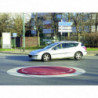 Îlot giratoire franchissable signalisation