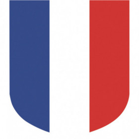 Écusson porte-drapeaux alu