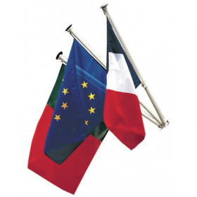 Mât de façade alu porte...