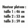 Table maternelle fixe amenagement intérieur