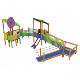 Toboggan pour enfants, toboggan multifonctionnel 5 en 1 pour