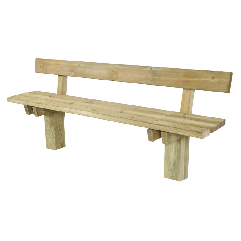 Banc 200 cm bois Abouta aménagement extérieur