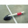 Poteau de parking rabattable signalisation