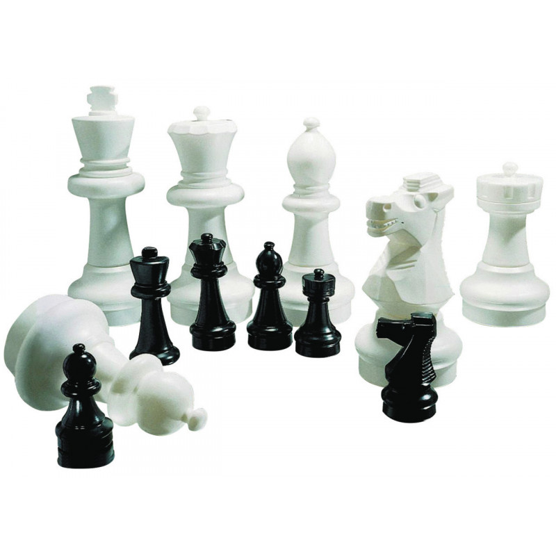 Ensemble de pions d'échecs jeux et sports