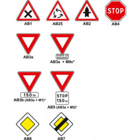 Panneau de signalisation de...