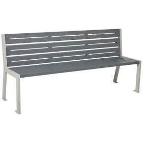 Banc urbain tout acier Muron