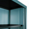 Structure monobloc : rigidité optimale. Bords de tôle arrondis.