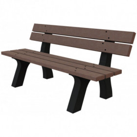Lot de 2 bancs publics...