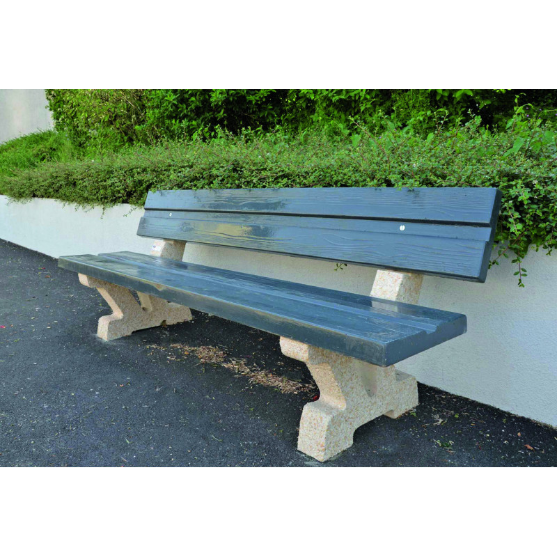 Banc extérieur béton Delonix