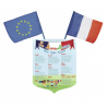 Offre SEMIO: 1 écusson maternelle + 1 drapeau France + 1 drapeau U.E