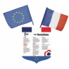 Offre SEMIO: 1 écusson collège + 1 drapeau France + 1 drapeau U.E