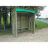 Offre SEMIO: Abri de bus en bois Sabline + Gravure OFFERTE