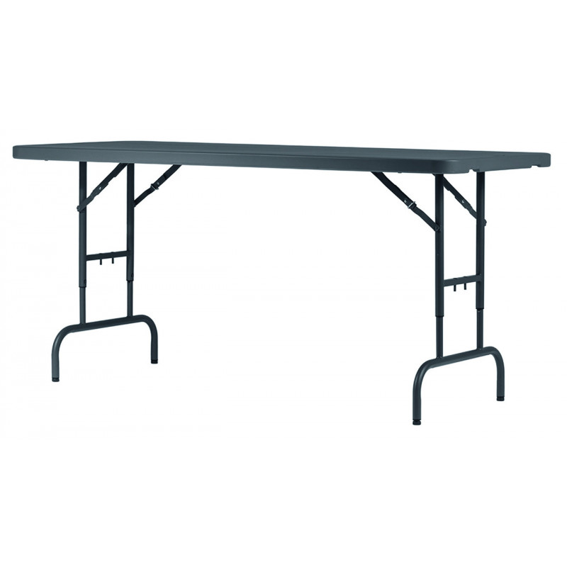 Table polyéthylène réglable anthracite Table polyéthylène réglable anthracite