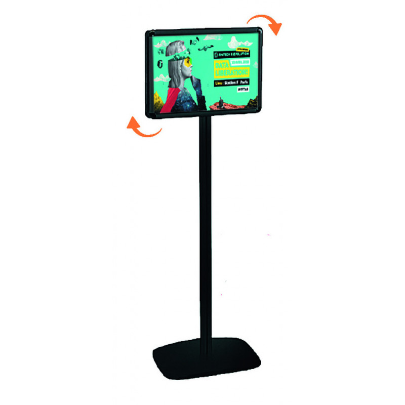 Support porte-brochure pivotant Support porte-brochure pivotant