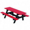 Table extérieure recyclée Vavona