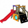 Jeu extérieur Choupinette bois avec toboggan jeux et sports