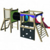 Jeu d'enfants Papyrus bois avec toboggan jeux et sports