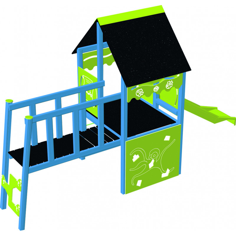 Jeu extérieur Glisstou alu avec toboggan jeux et sports Jeu extérieur Glisstou alu avec toboggan jeux et sports