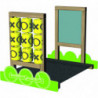 Wagon panneaux ludiques