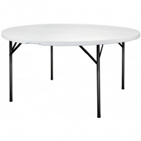 4 tables rondes pliantes en...