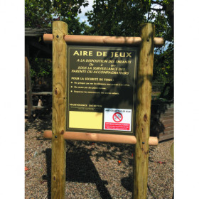 Panneau Aire de jeux