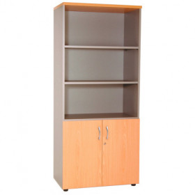 Armoire haute et bibliothèque