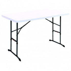 Table polyéthylène réglable...