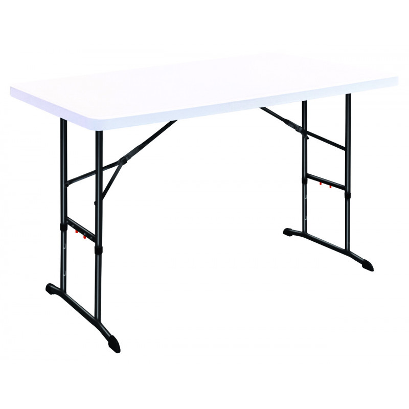 Table polyéthylène réglable en hauteur Iamos amenagement intérieur