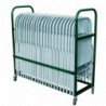 Chariot pour chaises livré monté amenagement intérieur