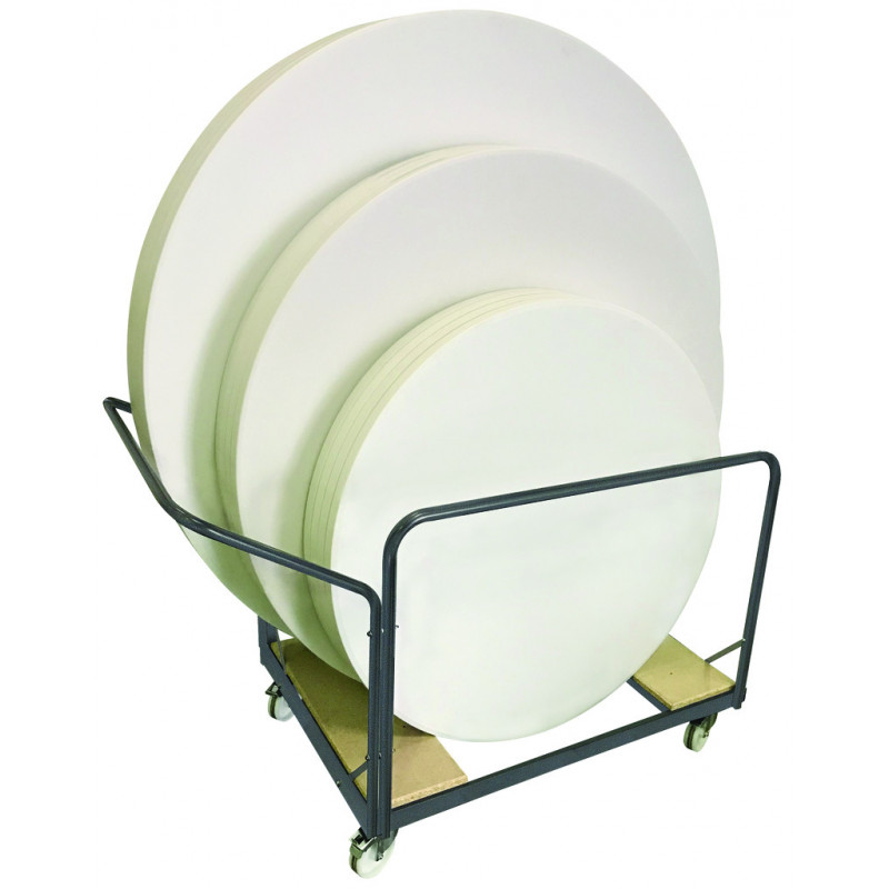 Chariot pour tables rondes de 122 à 183 cm amenagement intérieur Chariot pour tables rondes de 122 à 183 cm amenagement intérieur