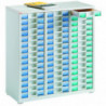 Comptoir 3 colonnes - tiroirs type Panaclen