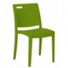 Chaise plastique élégante Luna Mate amenagement intérieur