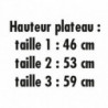 Table maternelle fixe amenagement intérieur