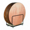 Chariot pour tables rondes de 120 à 150 cm amenagement intérieur