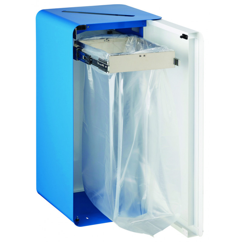 Poubelle tri sélectif Cubatri avec glissière festivités Poubelle tri sélectif Cubatri avec glissière festivités