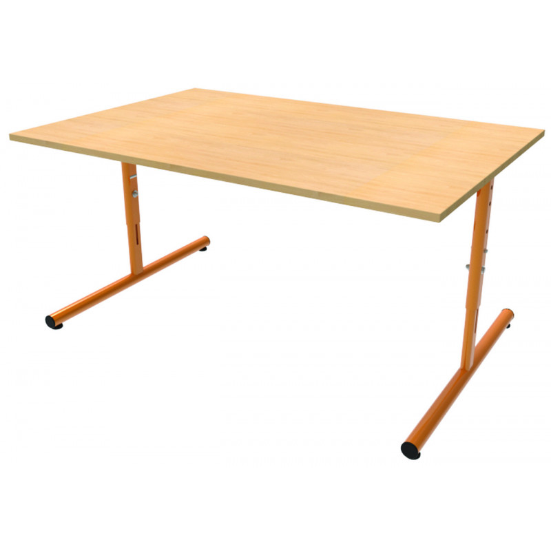 Table réglable pour salle de classe Modulaire