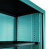 Structure monobloc : rigidité optimale. Bords de tôle arrondis.